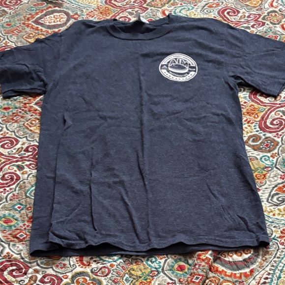 Port & Company Navy Blue Sweatshirt size small AIM trapshooting 2019 - Picture 1 of 5